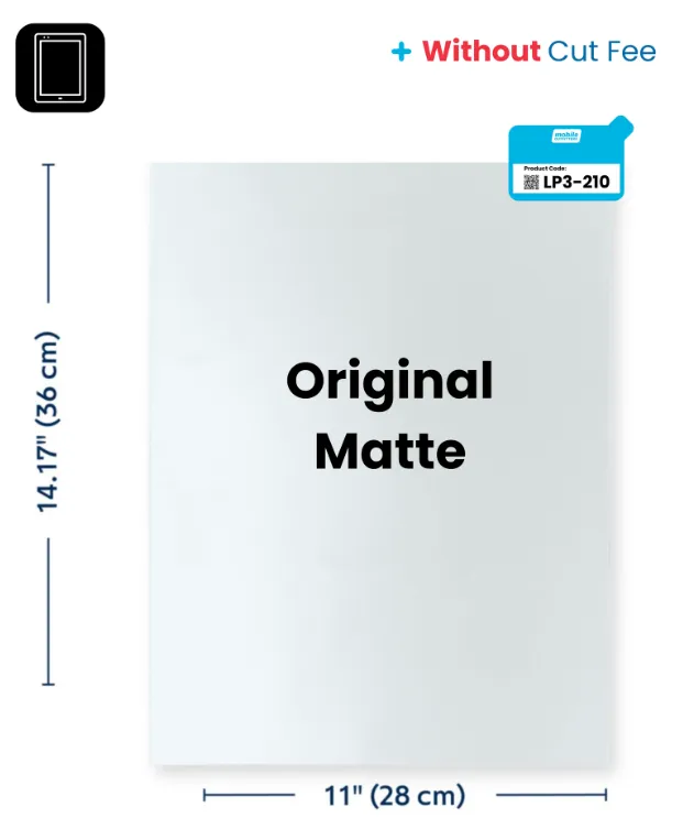 [04-000001] RapidCut Sheet - Tablet - Original Matte - No Cut Fee Included