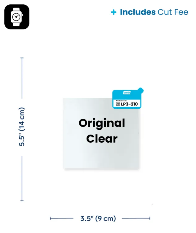 [04-000005] RapidCut Sheet - Watch - Original Clear - Includes Cut Fee