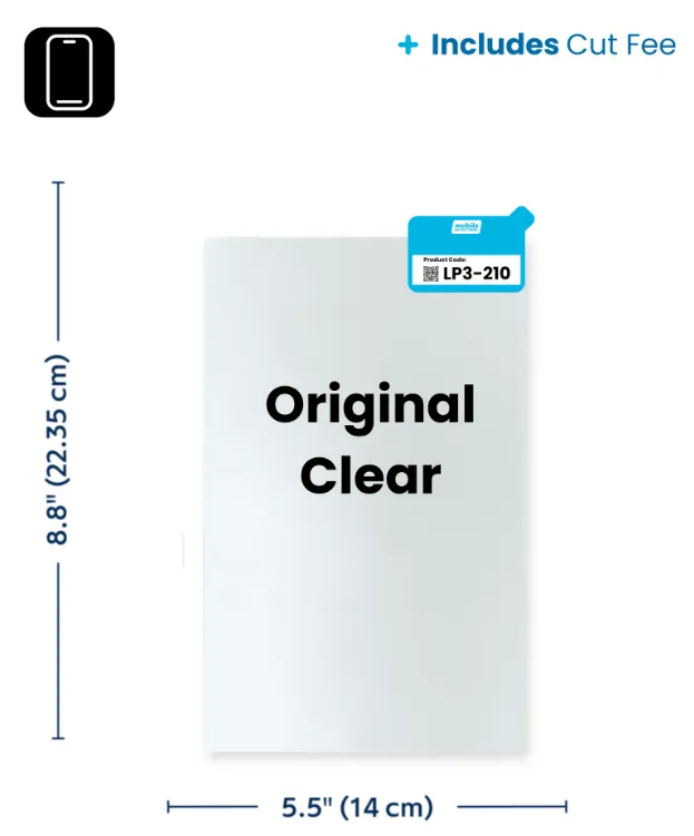 [04-000006] RapidCut Sheet - Smartphone - Original Clear - Includes Cut Fee