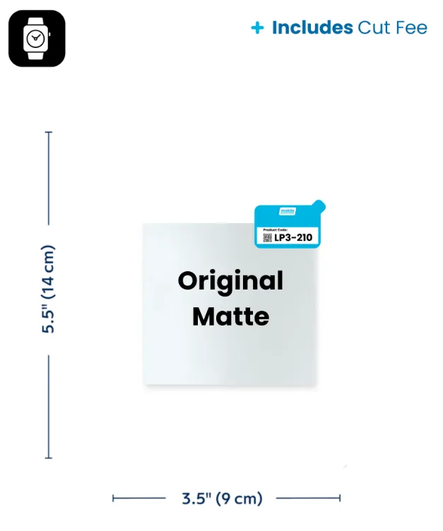 [04-000008] RapidCut Sheet - Watch - Original Matte - Includes Cut Fee