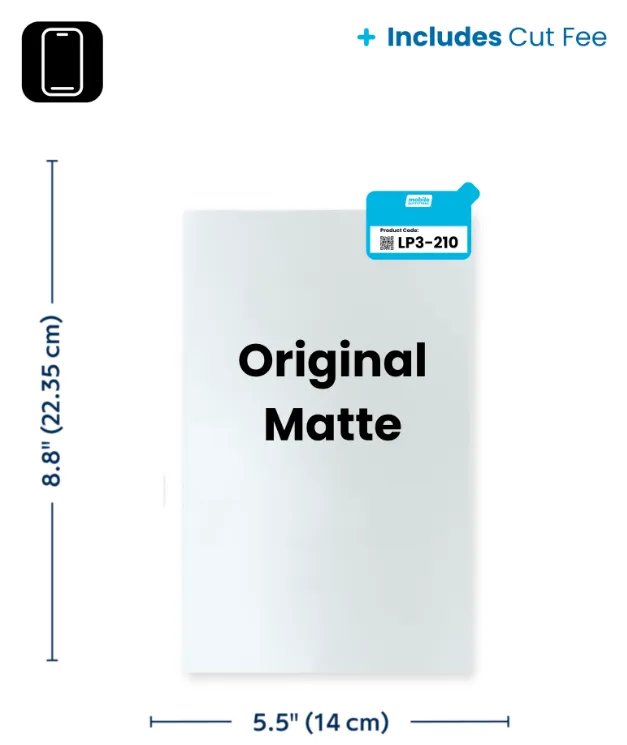 [04-000009] RapidCut Sheet - Smartphone - Original Matte - Includes Cut Fee