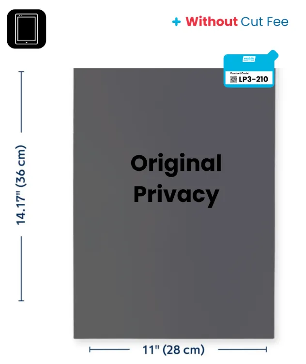 [04-000027] RapidCut Sheet - Tablet - Original Privacy - No Cut Fee Included