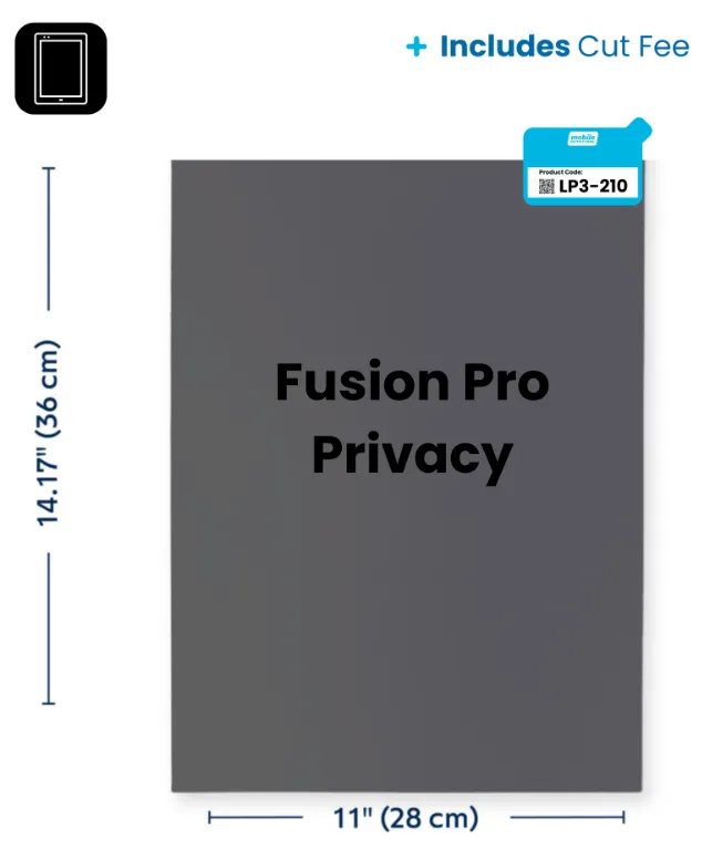 [04-000051] RapidCut Sheet,  Fusion Pro Privacy - Tablet, Includes Cut Fee